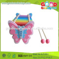 Madera Butteryfly 8 piedra Xyophone juguetes educativos musicales para niños